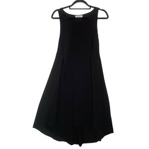 Alpha Studio Black Sleeveless Day Maxi Dress Size 40/XS Goth Whimsical Fairy